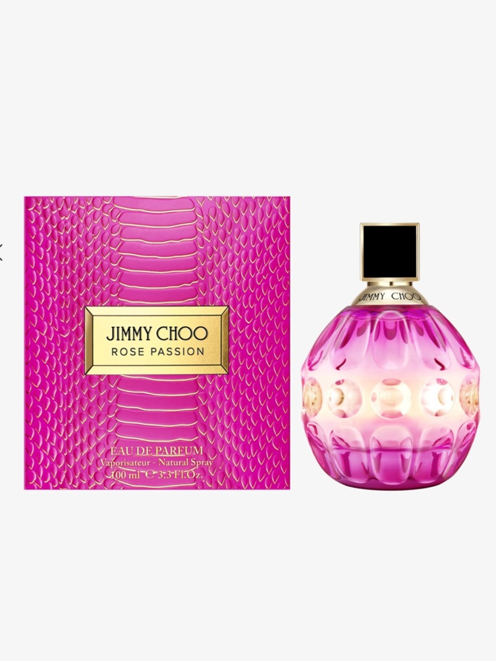 Jimmy Choo Rose Passion Eau de Parfum 100ml -3.3 Fl.Oz. NIB $128